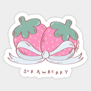 Strawberry Sticker